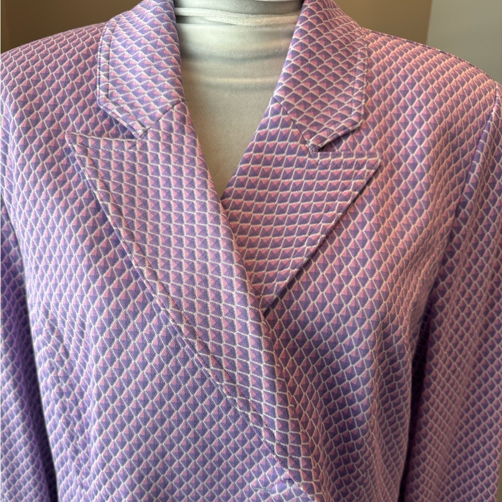 NWOT Cabi Imperial Blazer. Sugar Plum Geo. Size XL. - Picture 5 of 13